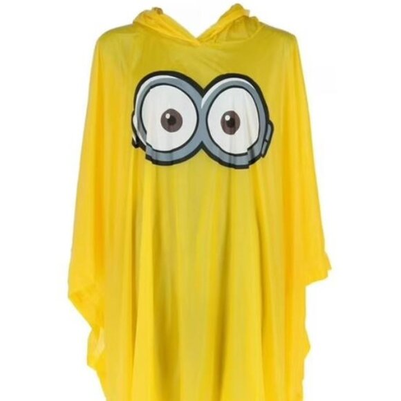 Despicable Me Minion Hooded Rain Ponchos (Unisex Adult) - Picture 1 of 6